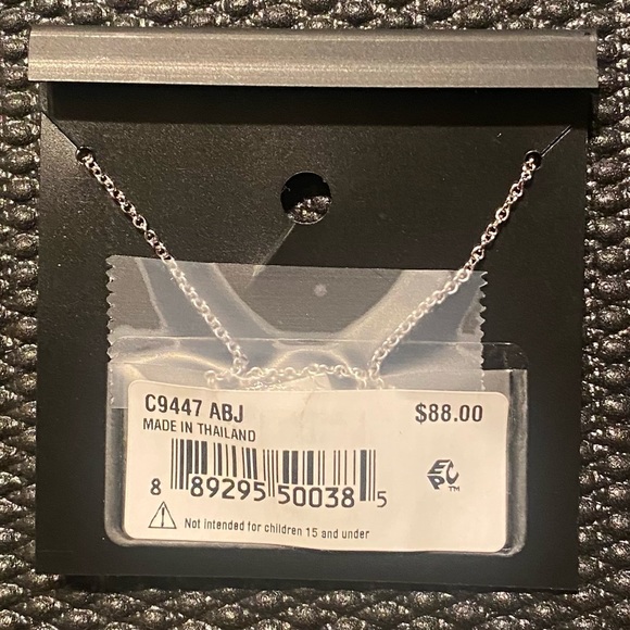 Coach Crystal Cluster Silver Necklace - Picture 3 of 3